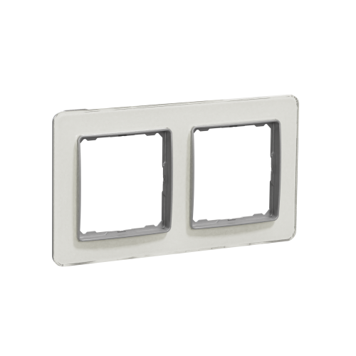 Sedna Design & Elements Ramka podwójna szkło białe efekt szkła SDD360802 SCHNEIDER - sdd360802_300s0001[1].png